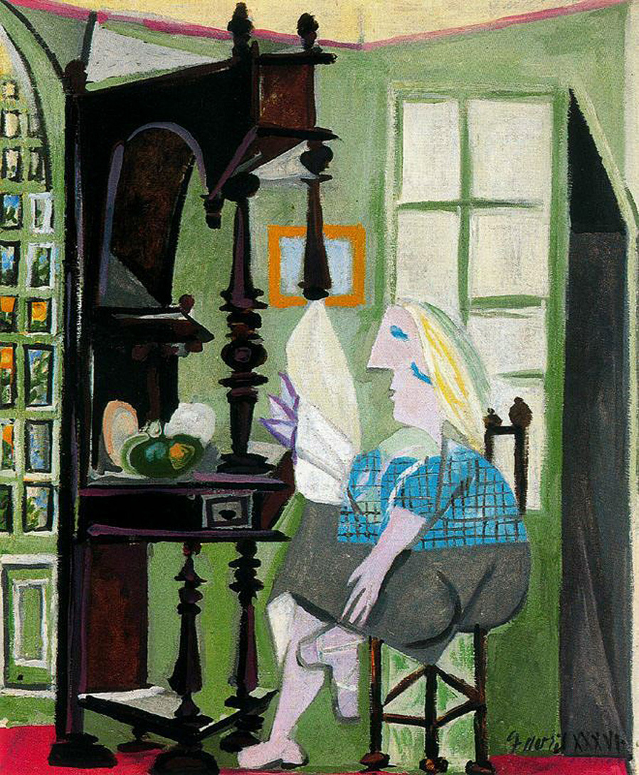 Picasso Woman by the dresser 1936